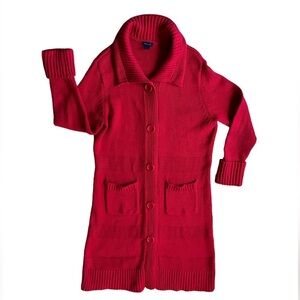 Westbound red cardigan